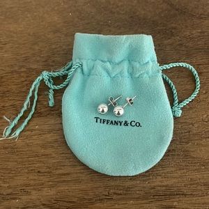 Tiffany’s 8mm ball earrings